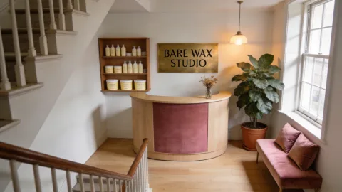 Bare Wax Studio — inside